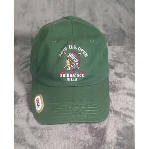 US Open Hat Cap Strap Back Green Golf Golfing Shinnecock Hills 2018 Adjustable